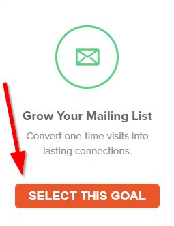 grow your mailing list with hello bar