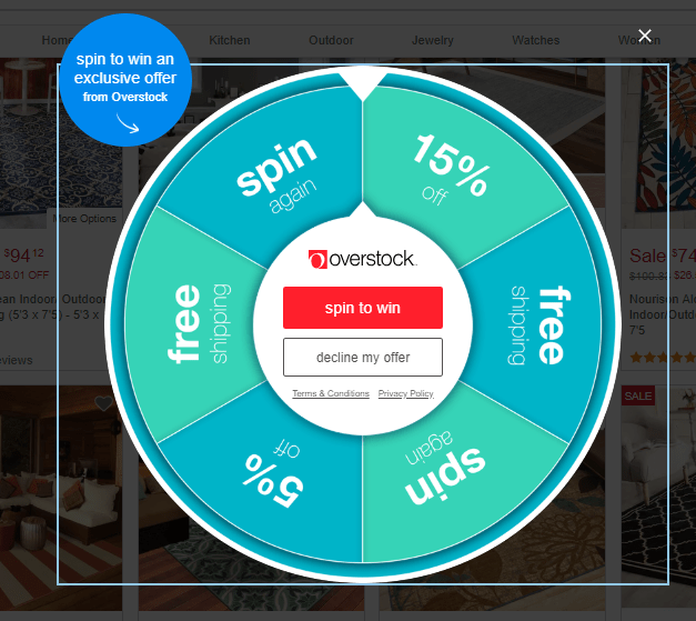 exit intent ecommerce optmization