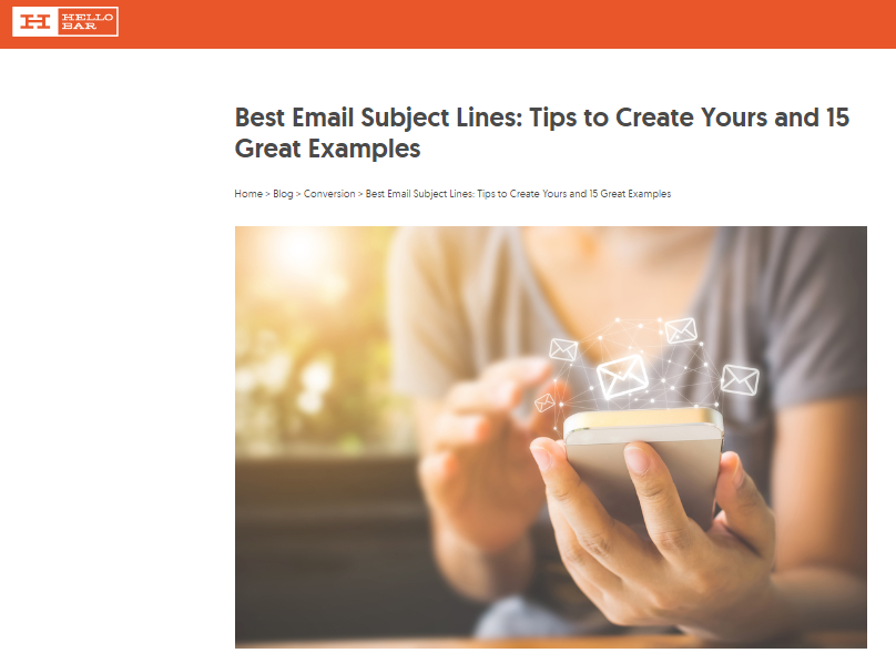 Use great email subject lines to get your readers’ attention 1