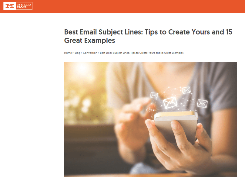 Use great email subject lines to get your readers’ attention 1