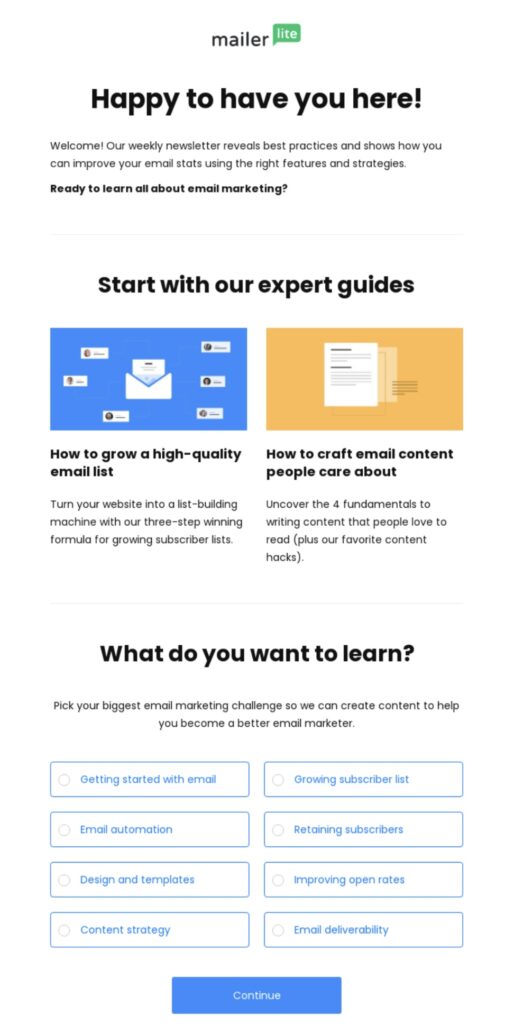 MailerLite-welcome-email