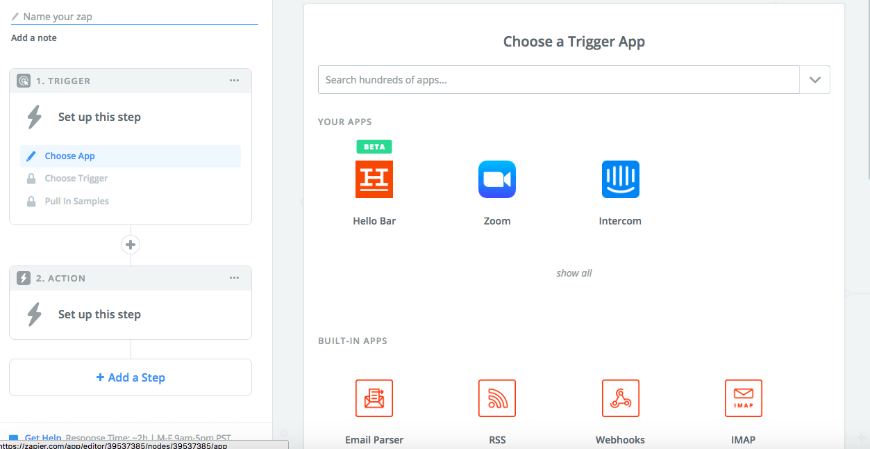 How do you use Zapier with Hello Bar? 