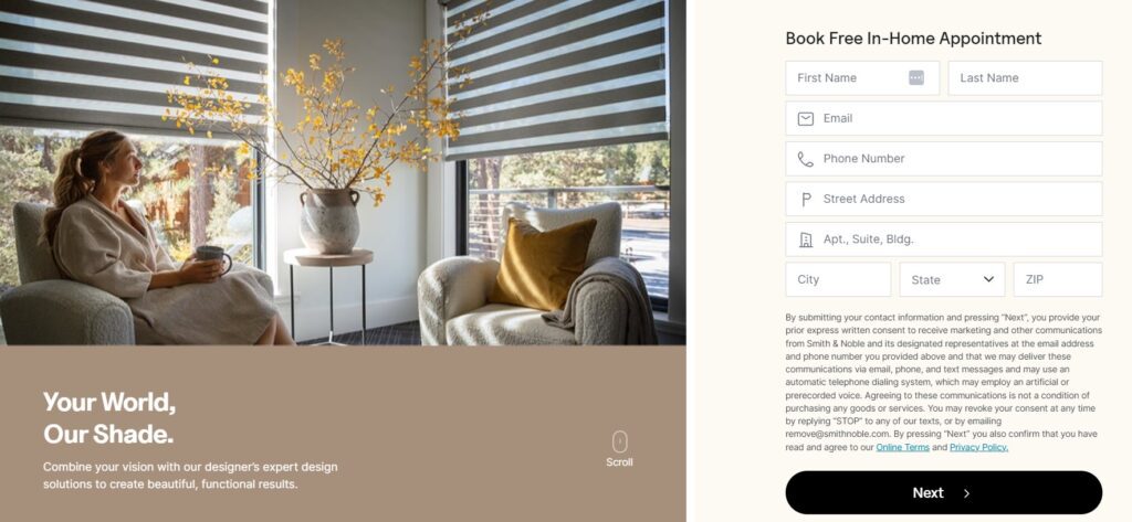 Smith & Noble free design consultation