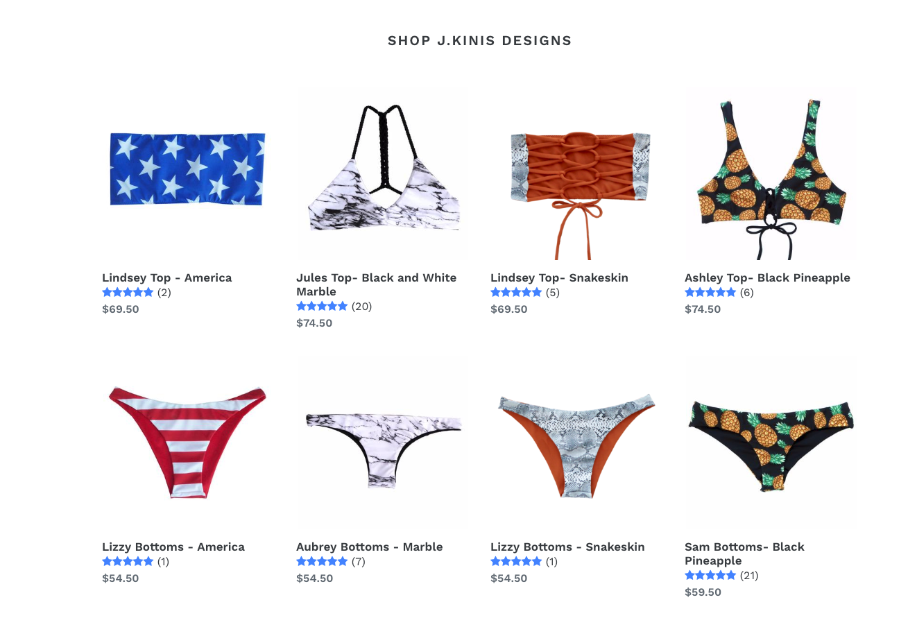 Jkinis Custom Swimsuit Designs