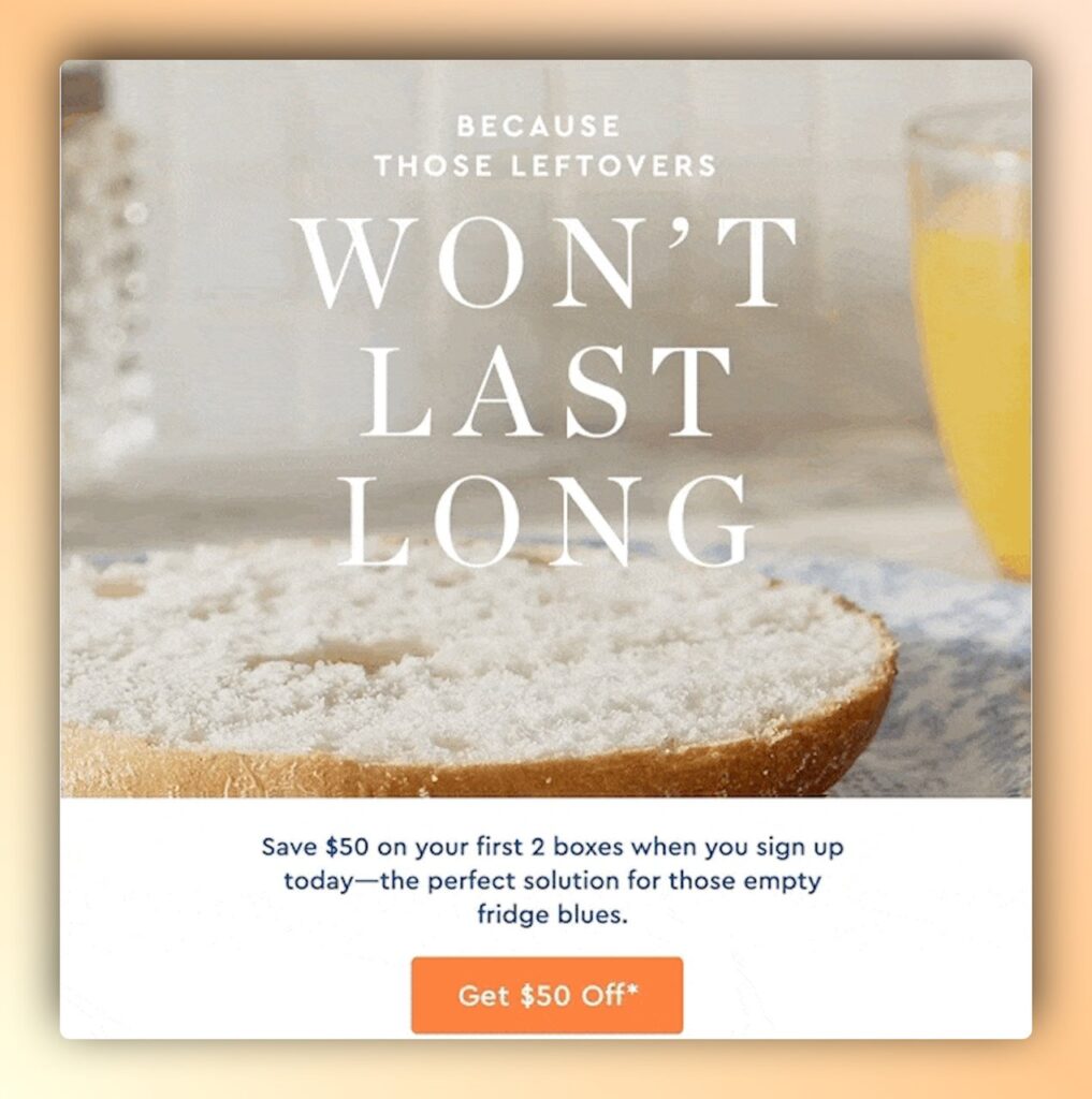 Top 10 Thanksgiving Popup Ideas to Boost Sales 2 Thanksgiving Popup Ideas - Blue Apron