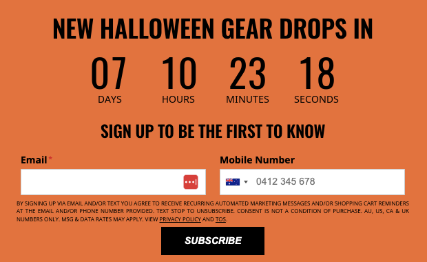 Halloween Popup Ideas - BlackMilk Clothing