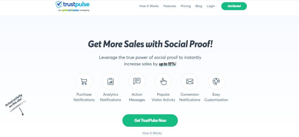 WordPress Notification Bar Plugins - TrustPulse