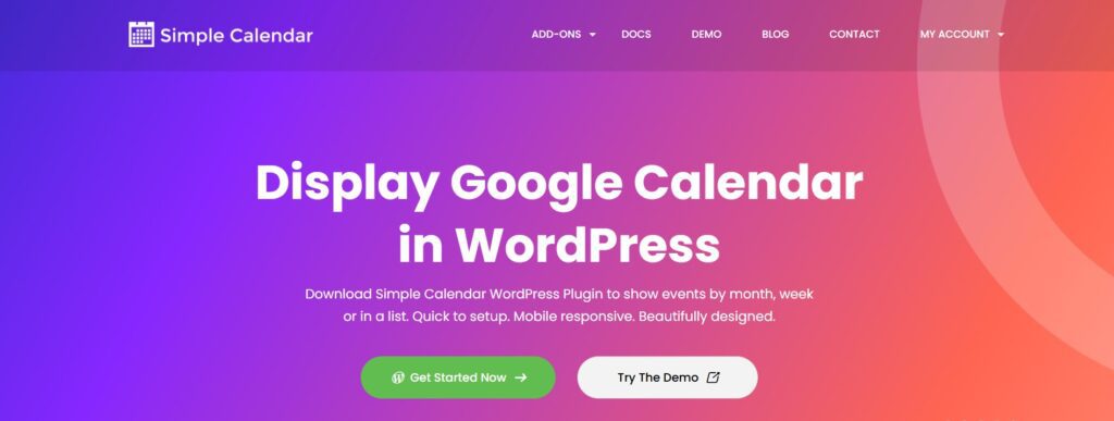 Create an Event Calendar in WordPress - Simple Calendar