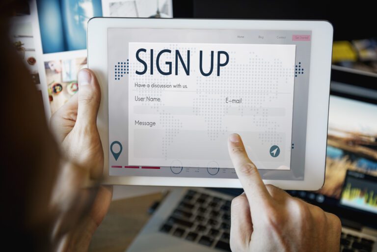 signup form exampels