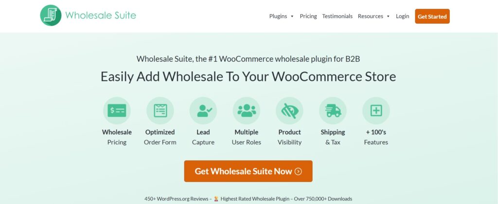 best WooCommerce B2B plugins - Wholesale Suite