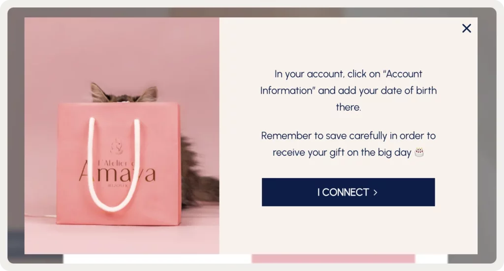5 Popup Message Example for Engagement 4 popup message example for engagement - Atelier D'amaya